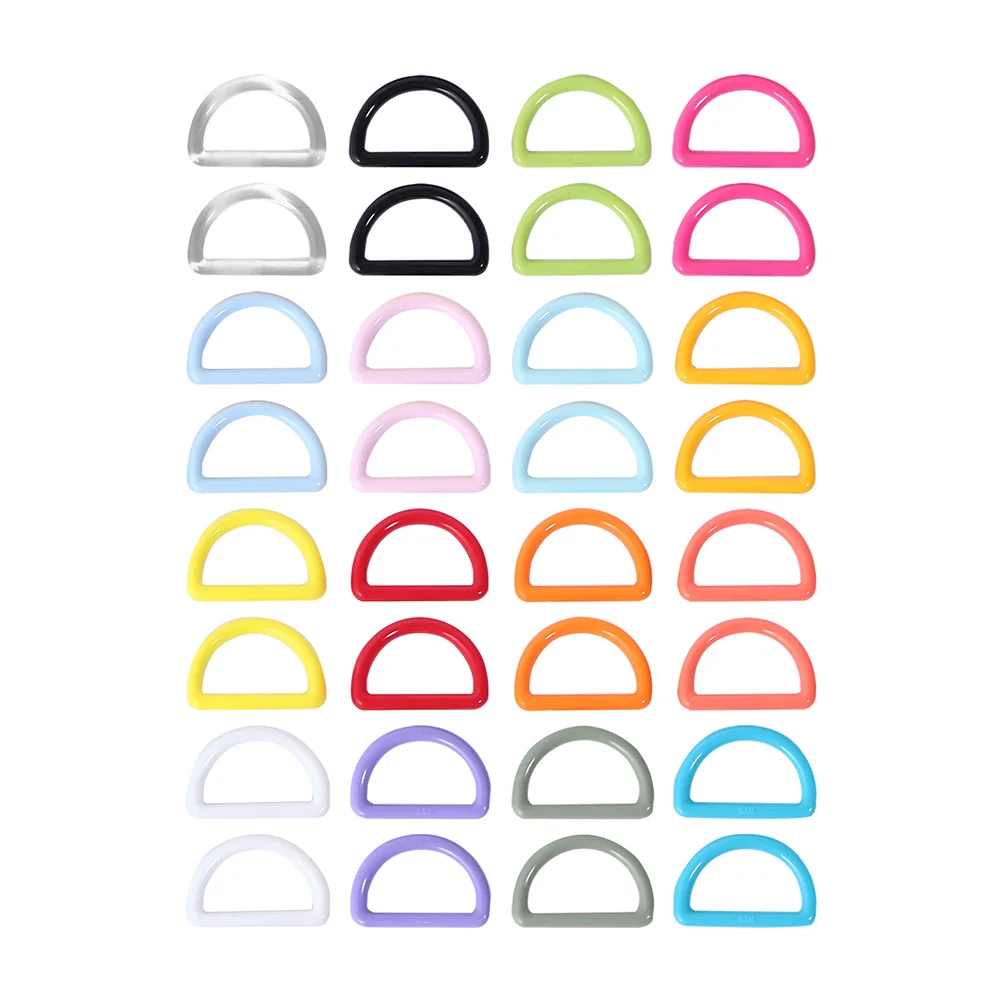 48pcs D-Type Buckles High-Quality Plastic Hardware Rings for Bags Backpacks Straps Clothes Lightweight Non-Slip D Ring Buckle
48pcs D-Type Buckles High-Quality Plastic Hardware Rings for Bags Backpacks Straps Clothes Lightweight Non-Slip D Ring Buckle