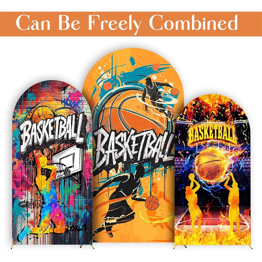 Dribbling Basketball Arch Backdrop Cover Custom 2-sided Sport Party Background Basketball Shooting Teenagers Birthday Decor
Dribbling Basketball Arch Backdrop Cover Custom 2-sided Sport Party Background Basketball Shooting Teenagers Birthday Decor