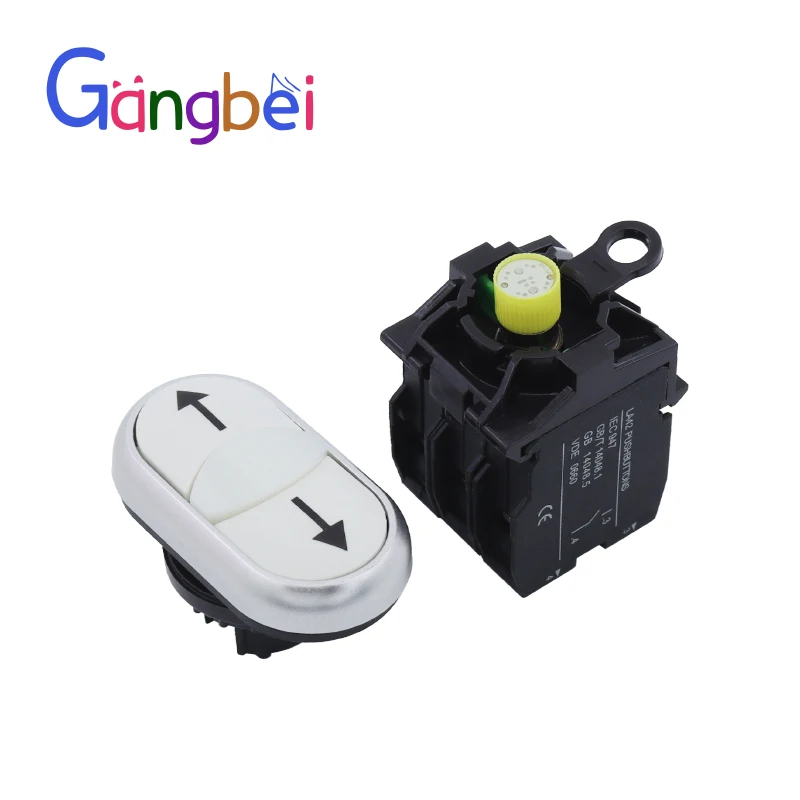 Push Button Switches with Lamp Button, Arrow Push Button, Momentary Pushbutton, 220V, 2NO
Push Button Switches with Lamp Button, Arrow Push Button, Momentary Pushbutton, 220V, 2NO