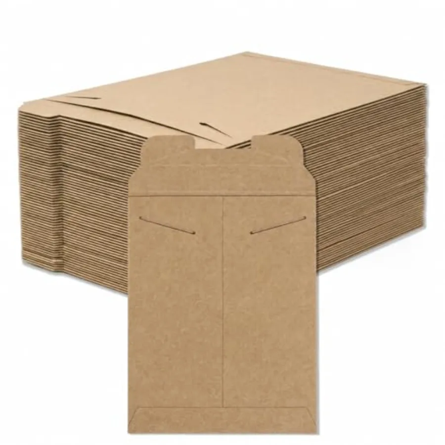 Rigid Mailers 6" x 8" 100-Pack - Kraft Mailer Envelopes for Photos, Trading Cards, Small Prints - Stay Flat
Rigid Mailers 6" x 8" 100-Pack - Kraft Mailer Envelopes for Photos, Trading Cards, Small Prints - Stay Flat