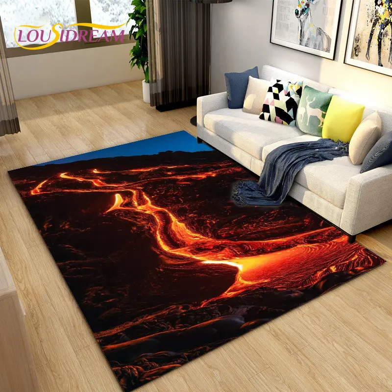 Volcanic Magma Lava Area Rug Large,Carpet Rug for Living Room Bedroom Kitchen Doormat Decoration, Kids Play Non-slip Floor Mat
Volcanic Magma Lava Area Rug Large,Carpet Rug for Living Room Bedroom Kitchen Doormat Decoration, Kids Play Non-slip Floor Mat
