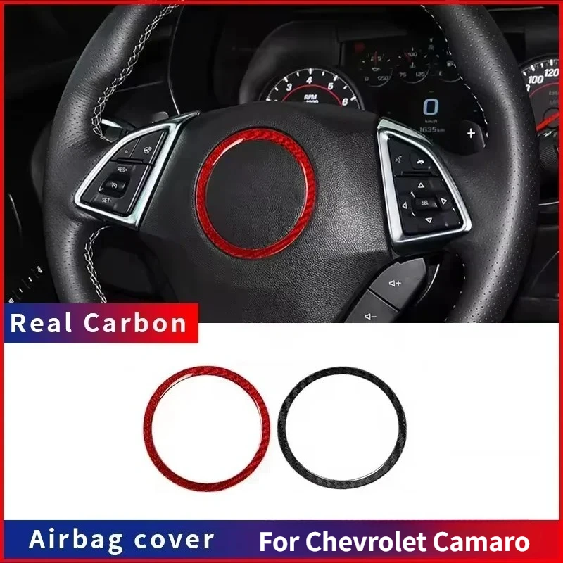 For Chevrolet Camaro Real Dry Carbon Fiber 10-2015 interior Steering Wheel Airbag Ring Trim Stic room Modification Accessories
For Chevrolet Camaro Real Dry Carbon Fiber 10-2015 interior Steering Wheel Airbag Ring Trim Stic room Modification Accessories