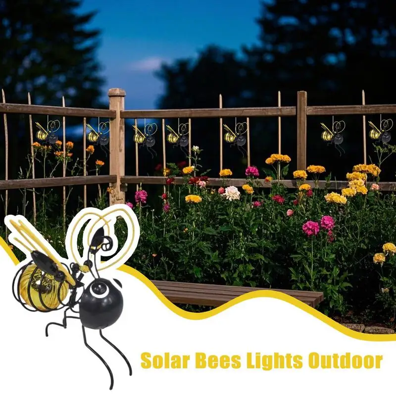 Solar Powered Bee Lights Bee Decor Outdoor With Bouncy Springs Decorative Waterproof Swaying Led Lighted For Backyard Patio
Solar Powered Bee Lights Bee Decor Outdoor With Bouncy Springs Decorative Waterproof Swaying Led Lighted For Backyard Patio