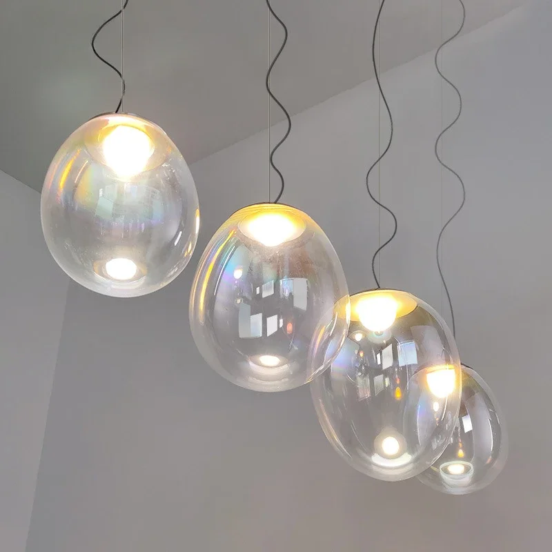 SANDYHA Nordic Pendant Light Glass Lampshades Stylish Chandeliers for Home Office Kitchen Islands Living Room Bedroom Lighting
SANDYHA Nordic Pendant Light Glass Lampshades Stylish Chandeliers for Home Office Kitchen Islands Living Room Bedroom Lighting
