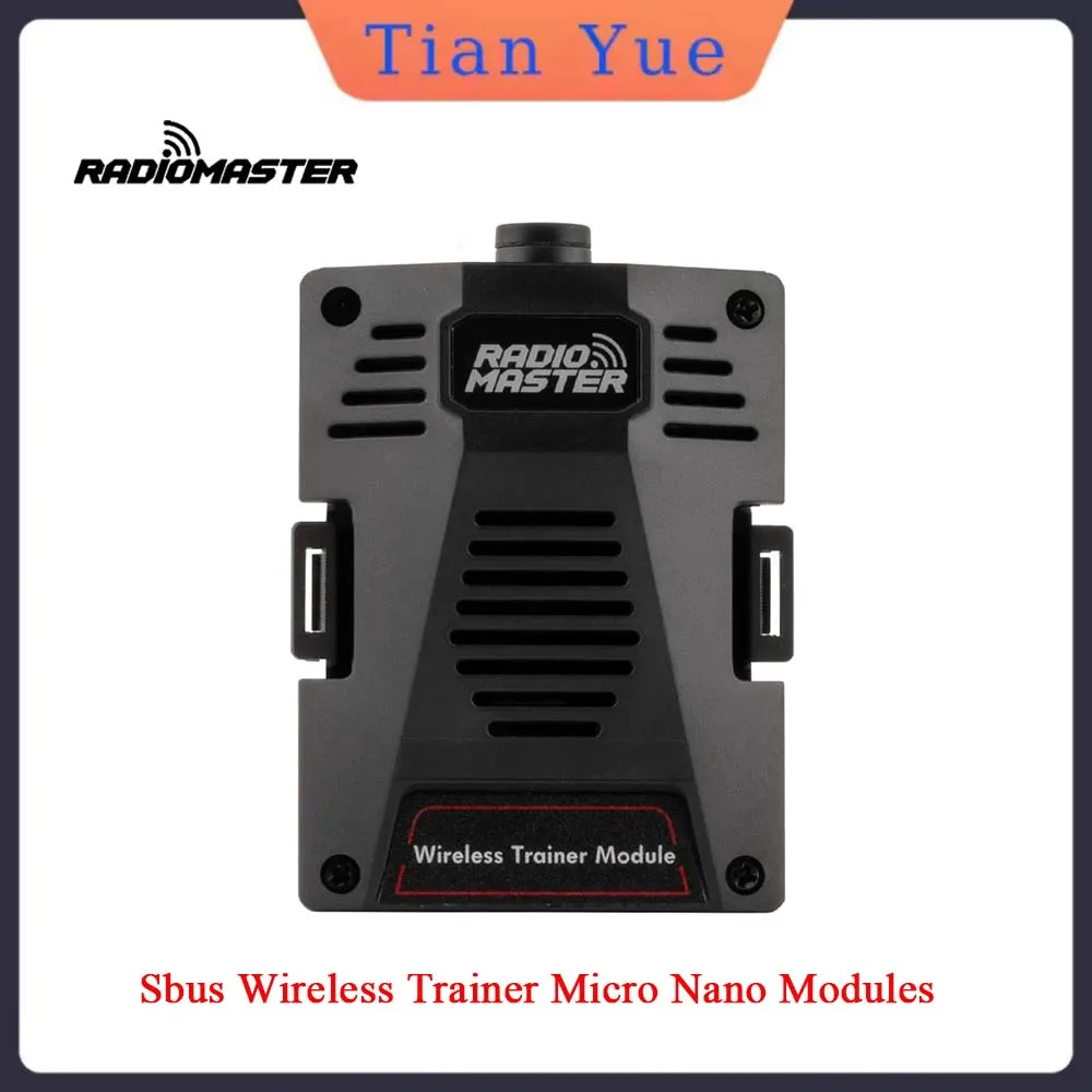 RadioMaster Sbus Wireless Trainer Micro/Nano Modules For TX16S/BOXER/GX12/ZORRO/POCKET/MT12 FPV Drone Radio Control Transmitter
RadioMaster Sbus Wireless Trainer Micro/Nano Modules For TX16S/BOXER/GX12/ZORRO/POCKET/MT12 FPV Drone Radio Control Transmitter