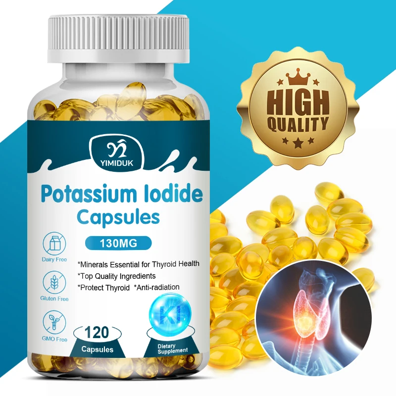Yimiduk Potassium Iodide Capsules-Protect The Thyroid Gland, Improve Metabolism for Kids & Adults Zinc Supplement
Yimiduk Potassium Iodide Capsules-Protect The Thyroid Gland, Improve Metabolism for Kids & Adults Zinc Supplement