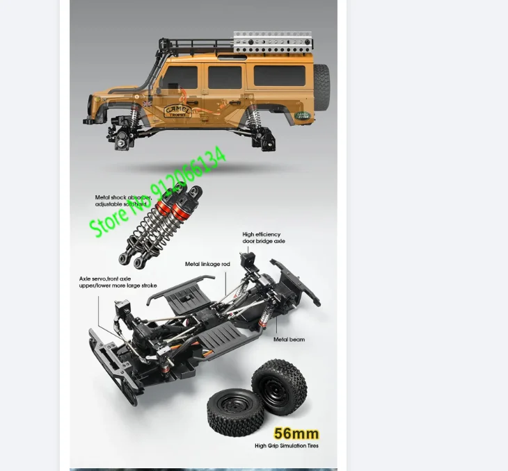 Professional Modification 1/18 4WD Climbing RC Car 2.4G 4CH Linkage Lights Metal Remote Control Racing Off-Road Truck Vehicle
Professional Modification 1/18 4WD Climbing RC Car 2.4G 4CH Linkage Lights Metal Remote Control Racing Off-Road Truck Vehicle