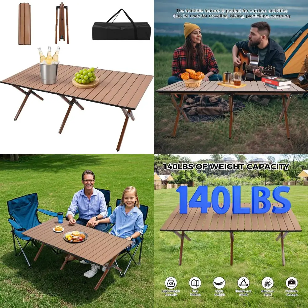 camping table high load bearing metal folding portable picnic table for outdoor bbq beach
camping table high load bearing metal folding portable picnic table for outdoor bbq beach