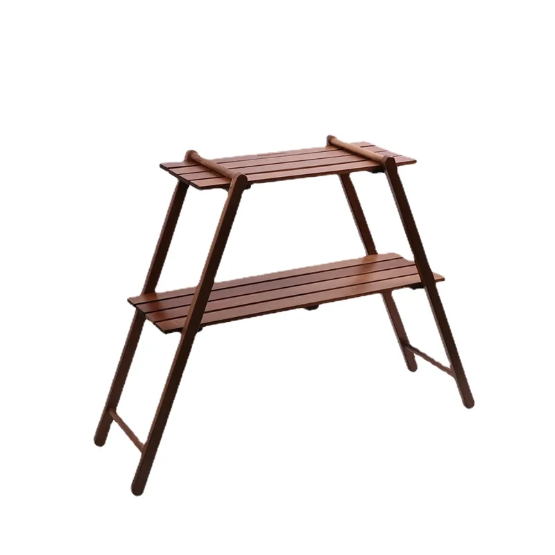 Outdoor multi-layer storage rack portable folding solid wood double-layer storage rack table PICNIC CAMPING storage rack
Outdoor multi-layer storage rack portable folding solid wood double-layer storage rack table PICNIC CAMPING storage rack