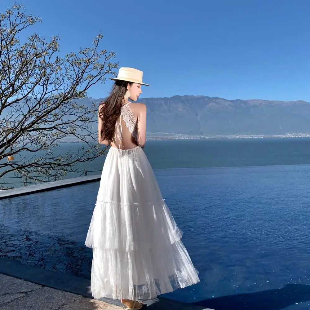 Travel n Sle Long Dr Lace Bal Maxi Skirt for Women Summer Season No Sve Polyester Viscose Blend Universal...
Travel n Sle Long Dr Lace Bal Maxi Skirt for Women Summer Season No Sve Polyester Viscose Blend Universal...