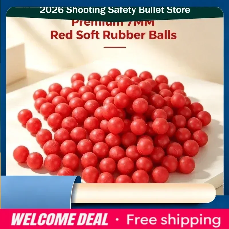 2026 Cool 7MM Red Lightweight Soft Pellets 500PCS/Bag Smooth Soft Outdoor Toy Consumables 1Bag/2Bag/3Bag/5Bag/10Bag
2026 Cool 7MM Red Lightweight Soft Pellets 500PCS/Bag Smooth Soft Outdoor Toy Consumables 1Bag/2Bag/3Bag/5Bag/10Bag