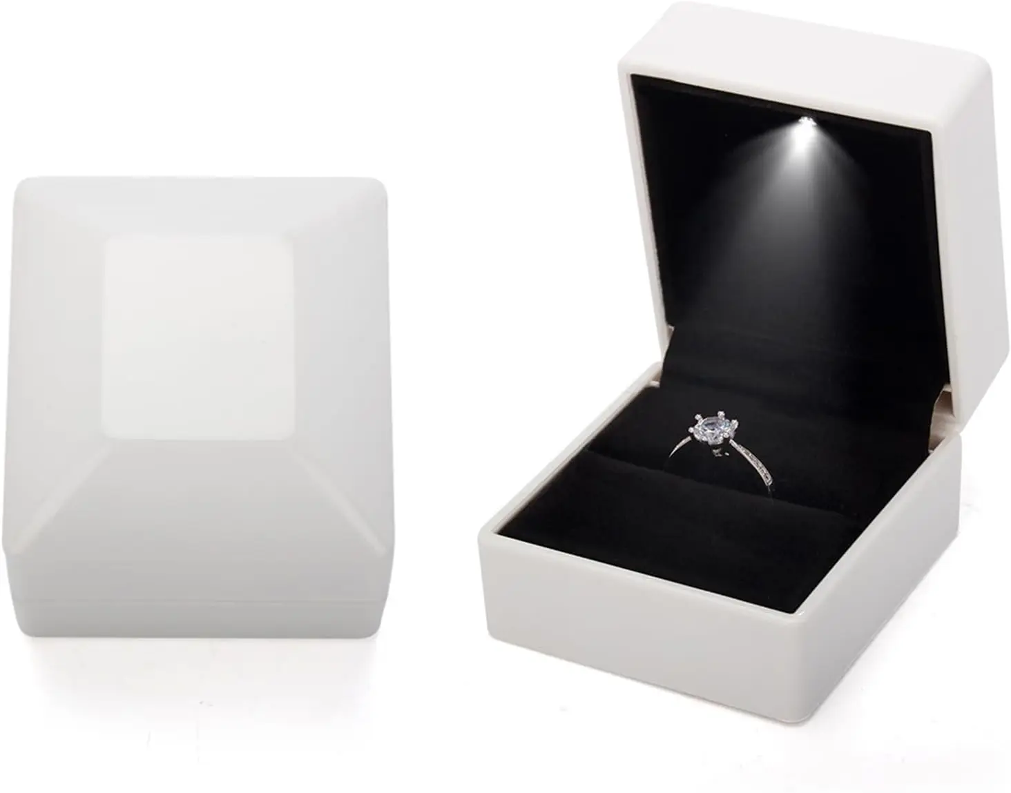 Square LED Ring Box - Light Up Proposal Gift for Wedding, Anniversary, Valentine's Day
Square LED Ring Box - Light Up Proposal Gift for Wedding, Anniversary, Valentine's Day