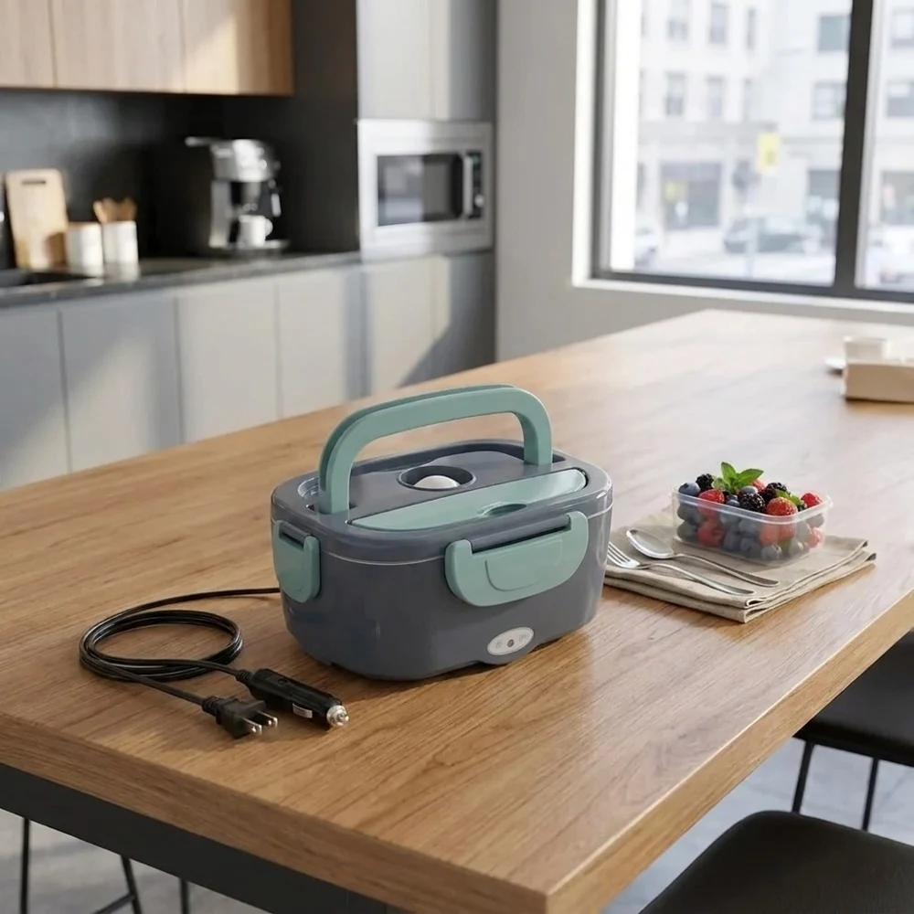 1.5L 60W Electric Heated Lunch Box Portable Leakproof Food Warmer Dual Use For Car Home Truck Office With Insulated Carry Bag
1.5L 60W Electric Heated Lunch Box Portable Leakproof Food Warmer Dual Use For Car Home Truck Office With Insulated Carry Bag