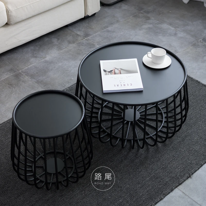 Scandinavian Iron Art Coffee Table Modern Living Room Side Table Industrial Style Creative Small Coffee Table, Round Combination
Scandinavian Iron Art Coffee Table Modern Living Room Side Table Industrial Style Creative Small Coffee Table, Round Combination