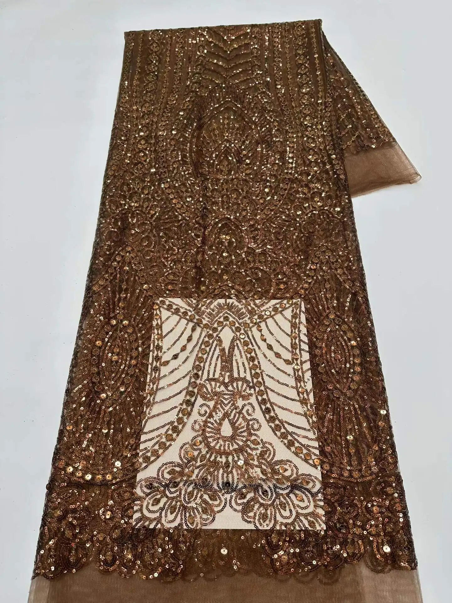 African Luxury Sequins Tulle Lace Fabric High Quality 2026 French Tulle Net Sequins Lace Fabric For Party Dress Sew 5Yadrs
African Luxury Sequins Tulle Lace Fabric High Quality 2026 French Tulle Net Sequins Lace Fabric For Party Dress Sew 5Yadrs