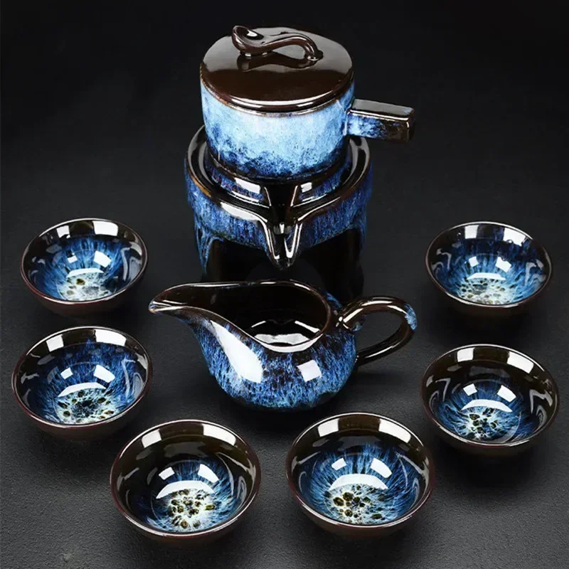8 Pcs Set Semi Automatic Tea Sets Chinese Ceramic Purple Clay Tea Set Tea Cup The Kung Fu Teapot Set
8 Pcs Set Semi Automatic Tea Sets Chinese Ceramic Purple Clay Tea Set Tea Cup The Kung Fu Teapot Set