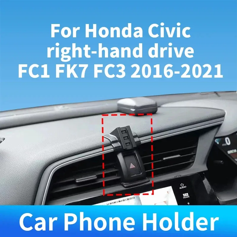 Car Phone Holder Special Fixed Gravity For Honda Civic Right-hand Drive FC1 FK7 FC3 2016-2021 For Car Auto Interior Accessories
Car Phone Holder Special Fixed Gravity For Honda Civic Right-hand Drive FC1 FK7 FC3 2016-2021 For Car Auto Interior Accessories