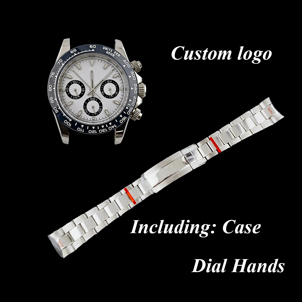 VK63 case men's watch high-quality stainless steel case customized logo dial suitable for VK63 movement watch accessories
VK63 case men's watch high-quality stainless steel case customized logo dial suitable for VK63 movement watch accessories