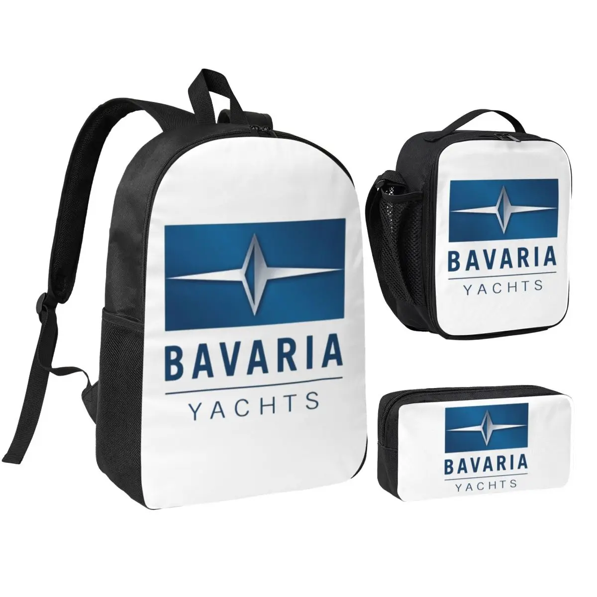 Bavaria Yachts Blue Silver Logo Backpack Student BookBag School Bag Computer Shoulder Bags 3ps Insulated Lunch Bag Pencil Case
Bavaria Yachts Blue Silver Logo Backpack Student BookBag School Bag Computer Shoulder Bags 3ps Insulated Lunch Bag Pencil Case