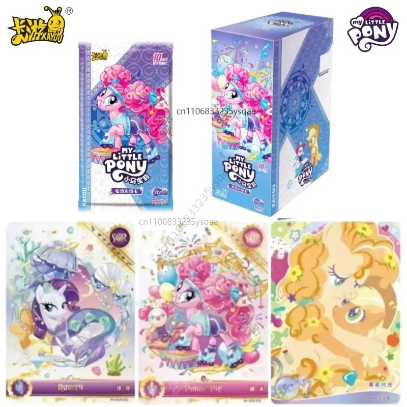 KAYOU Genuine My Little Pony Card Cute Funny Party Friendship Eternal Card Huiyue Pack Rare SC Cards SGR Toy Princess Card
KAYOU Genuine My Little Pony Card Cute Funny Party Friendship Eternal Card Huiyue Pack Rare SC Cards SGR Toy Princess Card