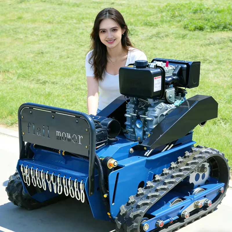 2026Customized Remote Control Flail Shredder Lawn Mower High Power CE EU5 Certified for Farm Maintenance
2026Customized Remote Control Flail Shredder Lawn Mower High Power CE EU5 Certified for Farm Maintenance