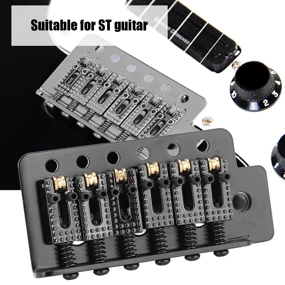 Guitar Bridge Replacement Tremolo System With Roller Single Locking Vibrato Bridge Tailpiece For ST Guitar Single Tremolo Bridge
Guitar Bridge Replacement Tremolo System With Roller Single Locking Vibrato Bridge Tailpiece For ST Guitar Single Tremolo Bridge