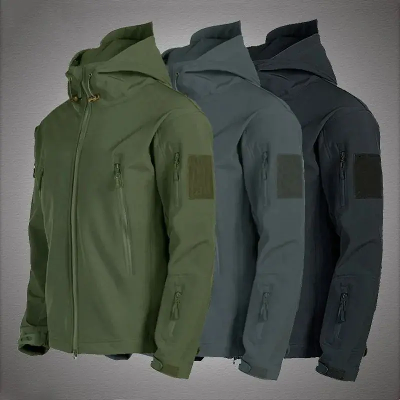 Мужская тактическая куртка Military Ark Skin Soft: ветрозащитная, с V-образным вырезом, простой крой, осенняя модная мужская куртка
Мужская тактическая куртка Military Ark Skin Soft: ветрозащитная, с V-образным вырезом, простой крой, осенняя модная мужская куртка