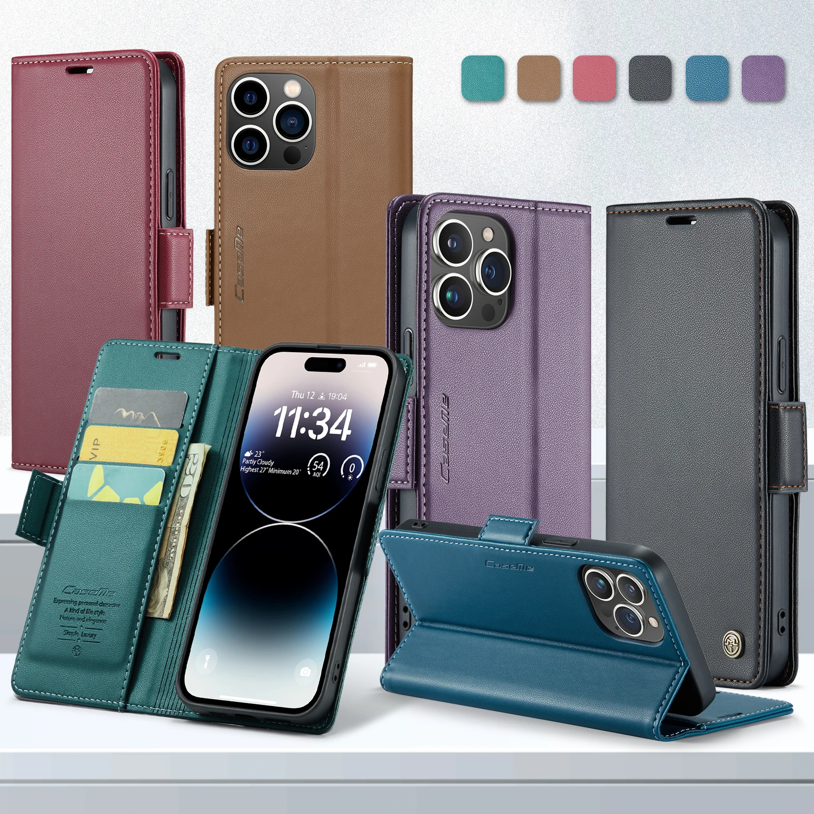 Magnetic Side-Buckle Flip Leather Case For iPhone 7 8 Plus X XR 11 12 13 14 15 16 17Pro 16E 17E Air Max Wallet Phone Cover Shell
Magnetic Side-Buckle Flip Leather Case For iPhone 7 8 Plus X XR 11 12 13 14 15 16 17Pro 16E 17E Air Max Wallet Phone Cover Shell