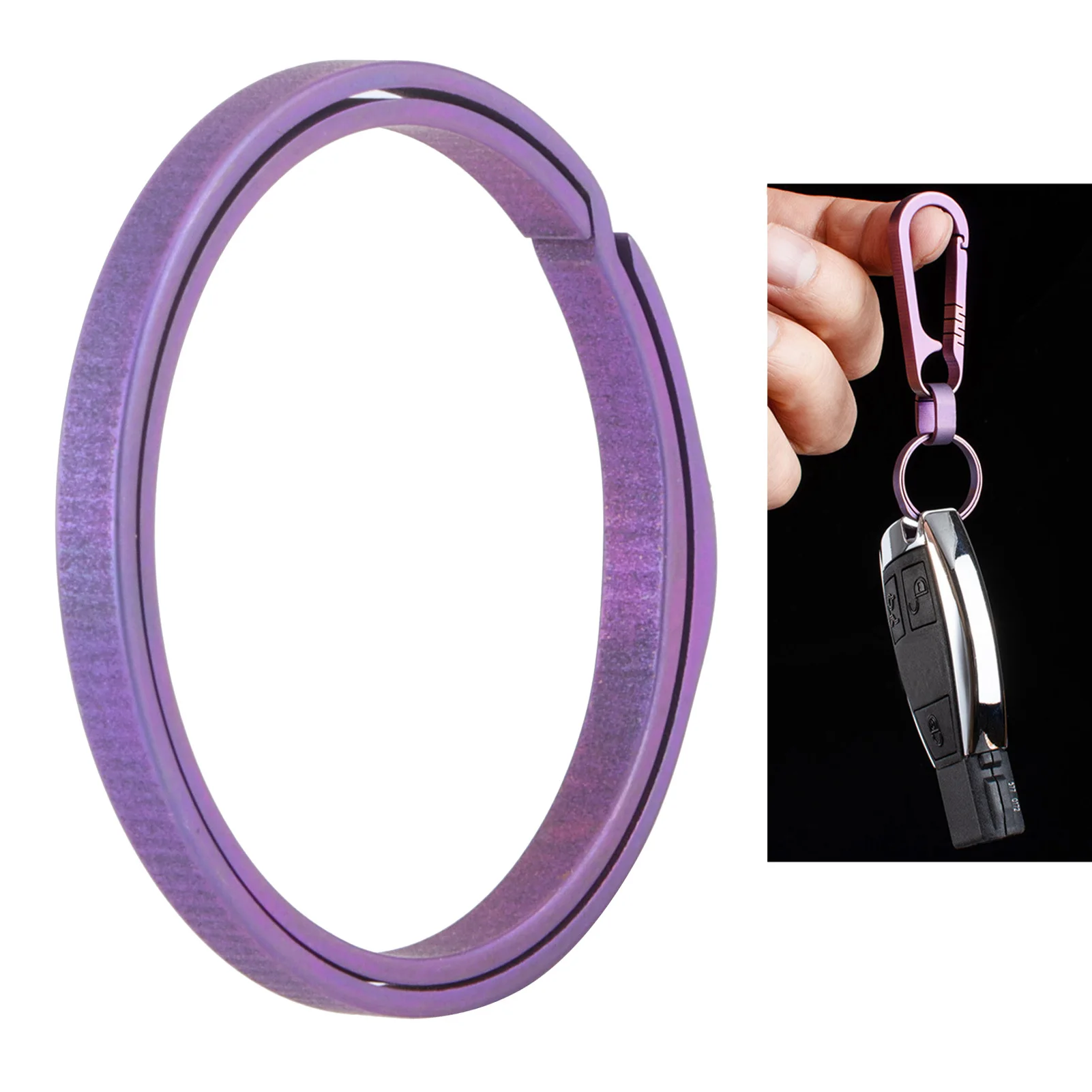 33mm Titanium Alloy Key Ring SidePushing Keyring Outdoor Small Tool Keychain Accessories
33mm Titanium Alloy Key Ring SidePushing Keyring Outdoor Small Tool Keychain Accessories