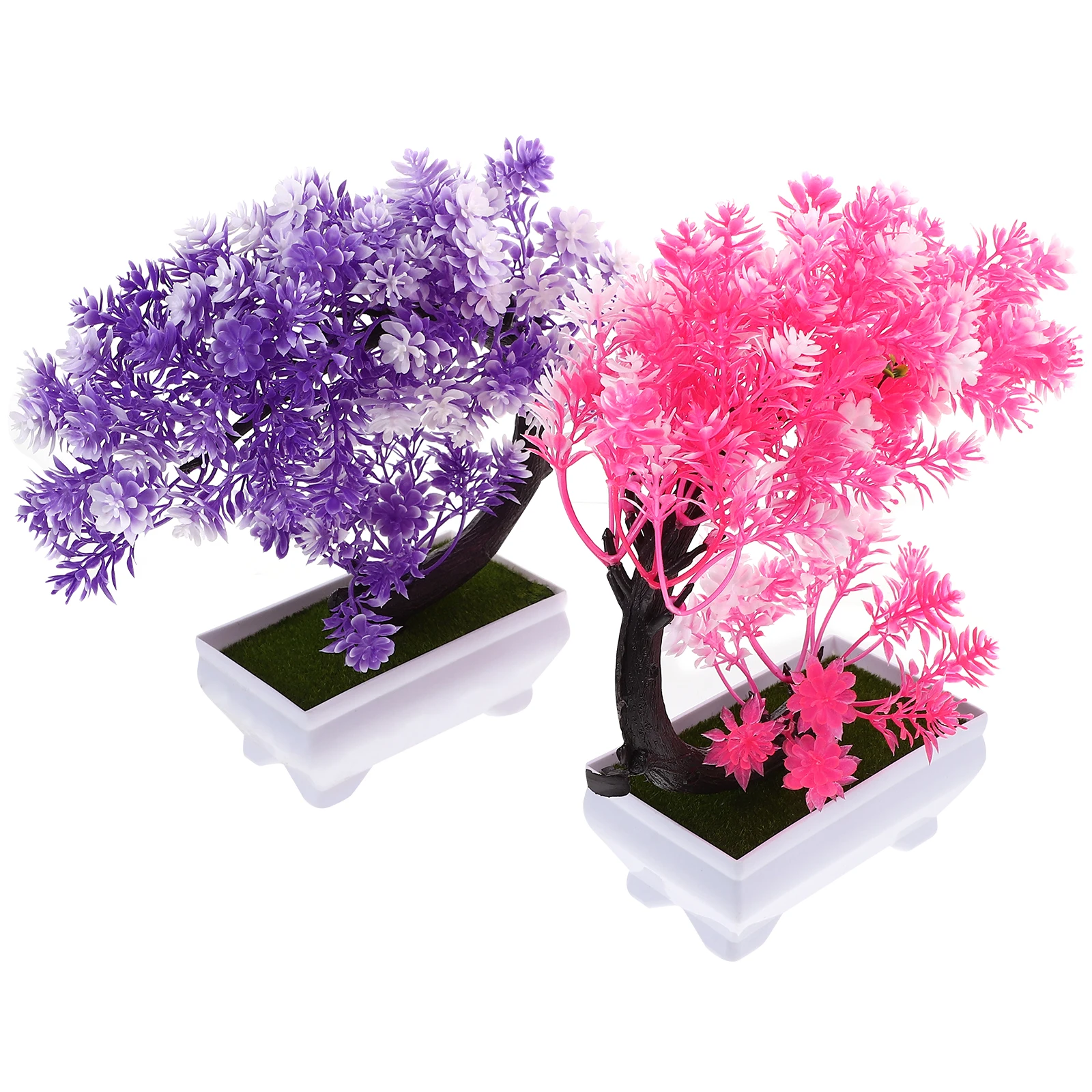 2 Pcs Simulated Lotus Bonsai Purple Pink Artificial Small Tree Home Balcony Decor Never Water Trim Indoor Outdoor Plant
2 Pcs Simulated Lotus Bonsai Purple Pink Artificial Small Tree Home Balcony Decor Never Water Trim Indoor Outdoor Plant