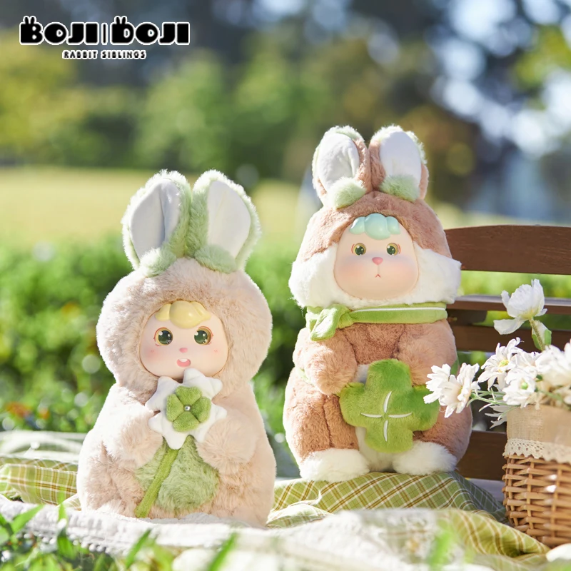 AJIOO BOJIDOJI Four-Leaf Clover Series 36cm Large Plush Vinyl Blind Box - Cute Articulated Bunny Figure, Lucky Collectible Gift
AJIOO BOJIDOJI Four-Leaf Clover Series 36cm Large Plush Vinyl Blind Box - Cute Articulated Bunny Figure, Lucky Collectible Gift