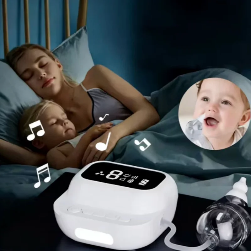 Electric Nose Cleaner with Music and Soft Glow Powerful Nasal Aspirator Rechargeable Vacuum for Infants Nasal Aspirator
Electric Nose Cleaner with Music and Soft Glow Powerful Nasal Aspirator Rechargeable Vacuum for Infants Nasal Aspirator
