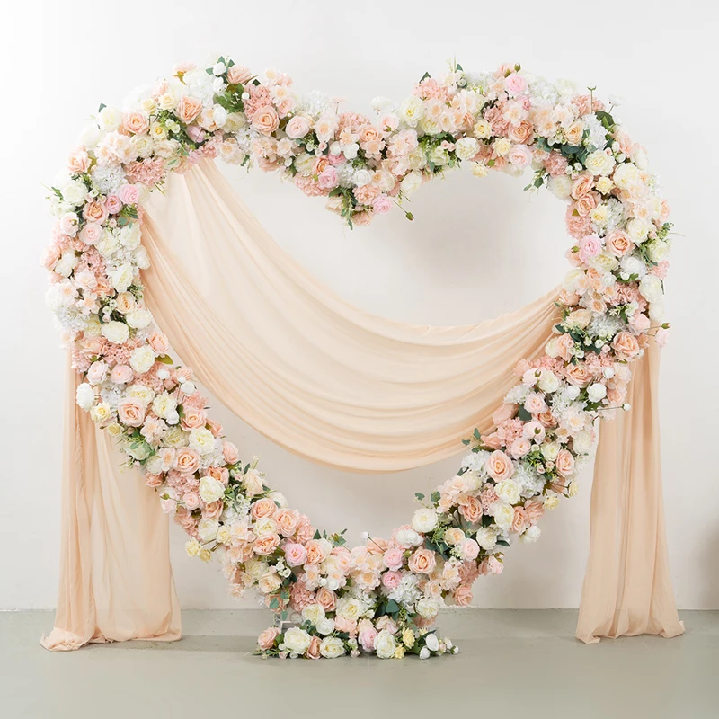 Custom New Pink Artificial Flower Arch Heart-shaped Wed Arch For Wedding Decoration
Custom New Pink Artificial Flower Arch Heart-shaped Wed Arch For Wedding Decoration