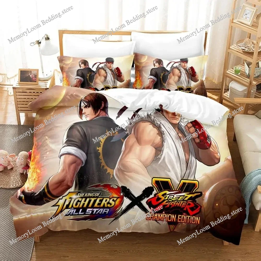 3d Printing Anime The King of Fighter Bedding Set Boys Girls Twin Queen Size Duvet Cover Pillowcase Bed Kids Adult Home Textile
3d Printing Anime The King of Fighter Bedding Set Boys Girls Twin Queen Size Duvet Cover Pillowcase Bed Kids Adult Home Textile