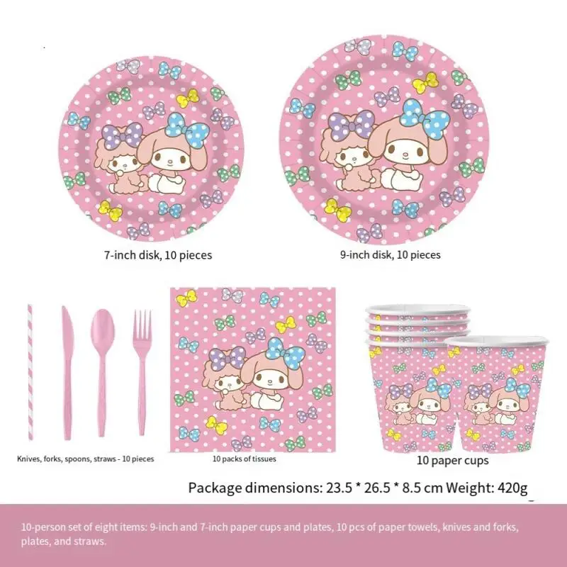 Sanrios посуда для девочек Hello Kittys, наборы посуды для ресторана, вечеринки, универсальные портативные наборы обеденных тарелок, новый стиль, горячая распродажа
Sanrios посуда для девочек Hello Kittys, наборы посуды для ресторана, вечеринки, универсальные портативные наборы обеденных тарелок, новый стиль, горячая распродажа