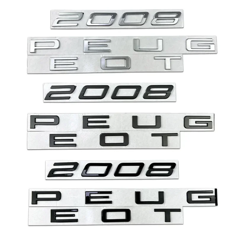 For Peugeot 2008 Car Rear Trunk Emblem Stickers Auto Tail Box Letter Metal Badge Decals Decoration
For Peugeot 2008 Car Rear Trunk Emblem Stickers Auto Tail Box Letter Metal Badge Decals Decoration