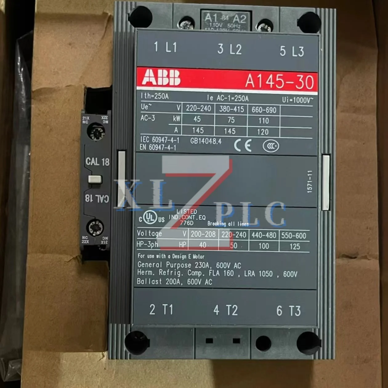 A110-30-11 110 В переменного тока A145-30-11 110 В новый оригинальный КОНТАКТОР
A110-30-11 110 В переменного тока A145-30-11 110 В новый оригинальный КОНТАКТОР