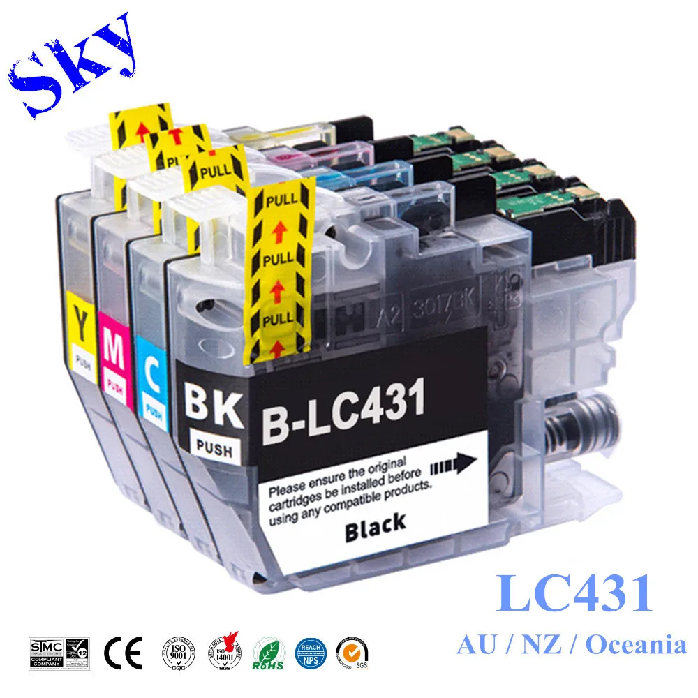 LC431 LC-431 совместимые чернильные картриджи для Brother DCP-J1050DW MFC-J1010DW 【AU / NZ / Oceania Market】
LC431 LC-431 совместимые чернильные картриджи для Brother DCP-J1050DW MFC-J1010DW 【AU / NZ / Oceania Market】