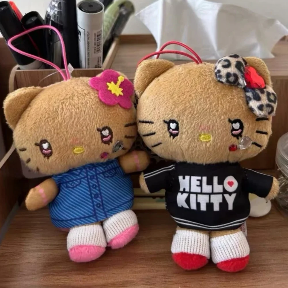 Sanrio Old-School Black Skin Leopard Print Hello Kitty Soft Plush Filling Keychain Handbag Hanging Ornaments Girl Birthday Gift
Sanrio Old-School Black Skin Leopard Print Hello Kitty Soft Plush Filling Keychain Handbag Hanging Ornaments Girl Birthday Gift
