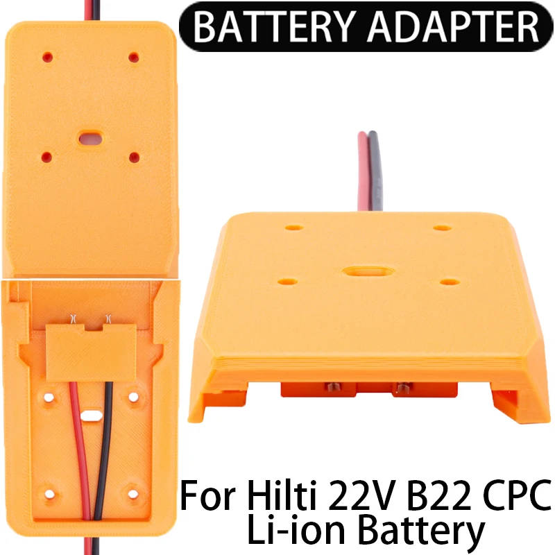14 AWG DIY Adapter for hilti 22V B22 CPC Li-Ion Battery Adapter for DIY Power Wheel Robot Power Tools Accessories
14 AWG DIY Adapter for hilti 22V B22 CPC Li-Ion Battery Adapter for DIY Power Wheel Robot Power Tools Accessories