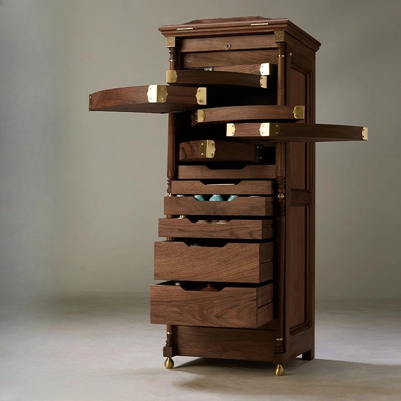 North American Black Walnut Dental Cabinet Tea Set Cabinet Jewelry Jewelry Wenwan Storage Cabinet
North American Black Walnut Dental Cabinet Tea Set Cabinet Jewelry Jewelry Wenwan Storage Cabinet