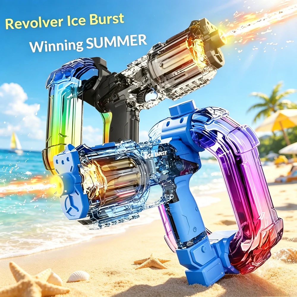 Electric Ice Burst Energy Ring Water Gun Fully Continuous Fire Large Capacity Cool Sound and Light Effects Birthday Gift
Electric Ice Burst Energy Ring Water Gun Fully Continuous Fire Large Capacity Cool Sound and Light Effects Birthday Gift