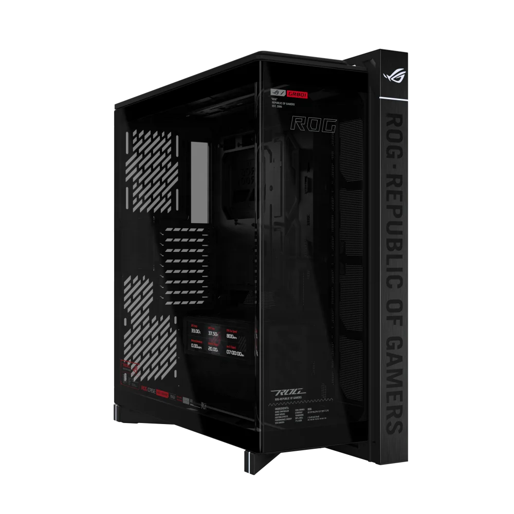 2026 New ROG Cronox GR801 EATX Full Tower Panoramic Case with 9.2-inch LCD case Screen Curved Tempered Glass Computer Chassis
2026 New ROG Cronox GR801 EATX Full Tower Panoramic Case with 9.2-inch LCD case Screen Curved Tempered Glass Computer Chassis