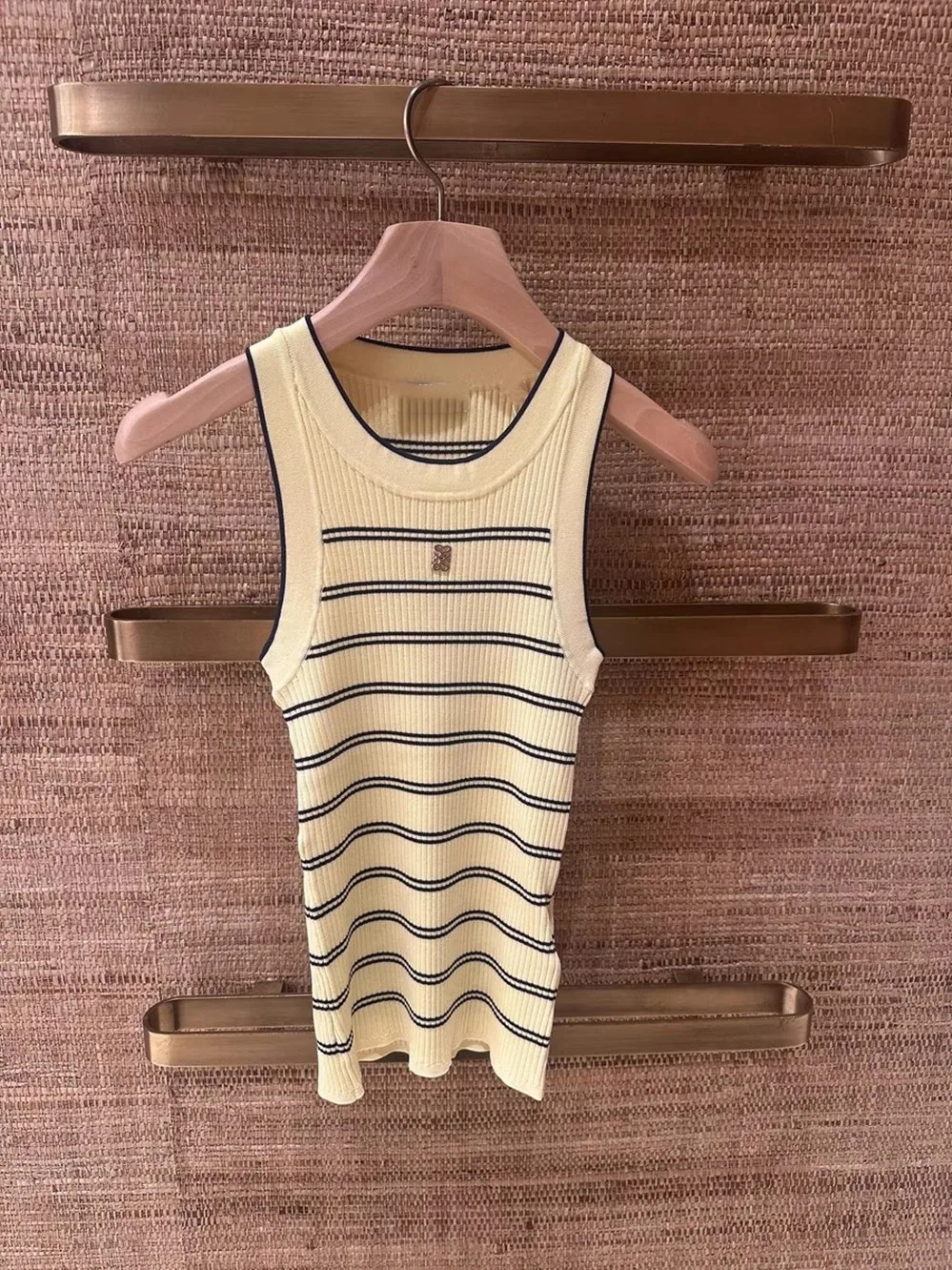 High-End Version Dopane Stripe Yellow Slim Fit Knitted Vest Top Women's Faion Simple Match Commute Sle Regular Length
High-End Version Dopane Stripe Yellow Slim Fit Knitted Vest Top Women's Faion Simple Match Commute Sle Regular Length