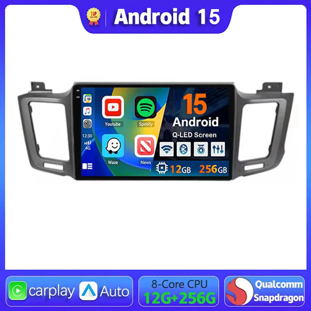 Android 15 Carplay Car Radio For Toyota RAV4 4 XA40 5 XA50 2012 - 2018 Navigation Multimedia GPS Player Stereo WiFi+4G Video DSP
Android 15 Carplay Car Radio For Toyota RAV4 4 XA40 5 XA50 2012 - 2018 Navigation Multimedia GPS Player Stereo WiFi+4G Video DSP