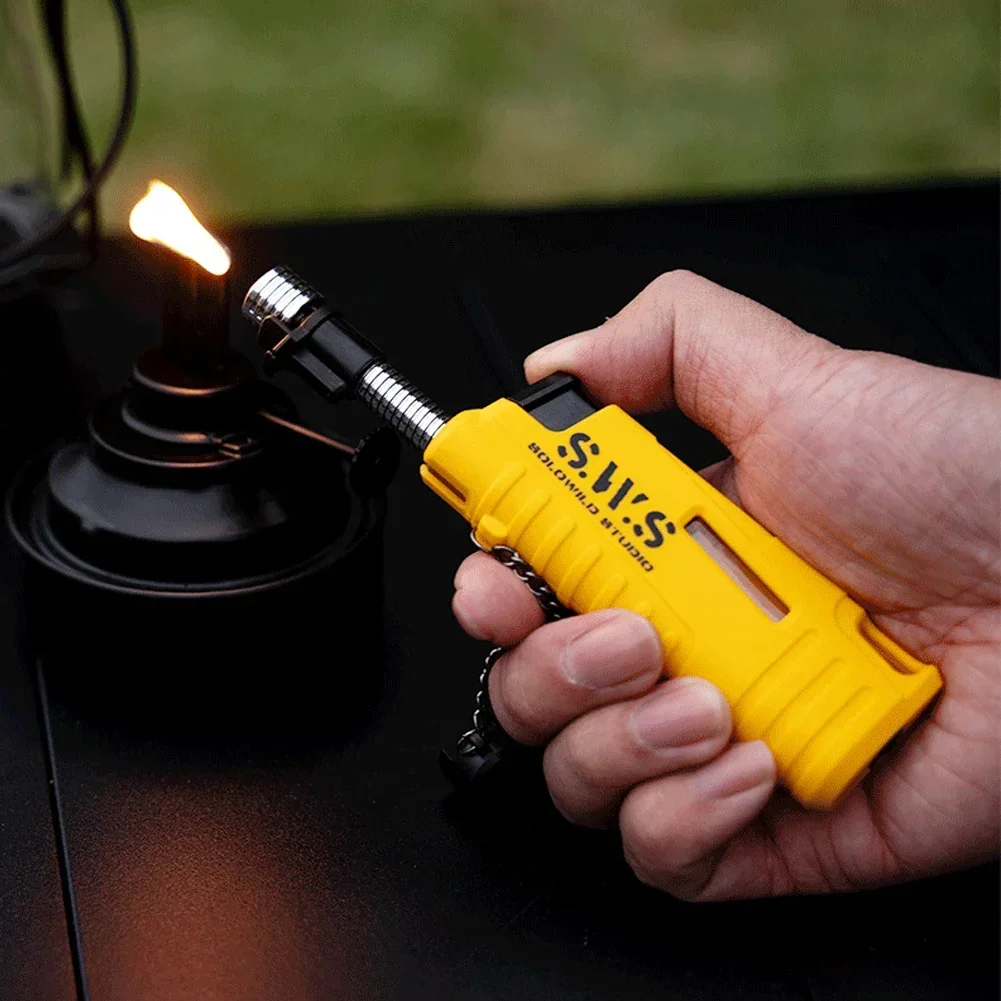 Retractable Outdoor Lighter Visible Gas Window Waterproof Butane Inflatable Portable Barbecue Gas Camping Cigar Lighter
Retractable Outdoor Lighter Visible Gas Window Waterproof Butane Inflatable Portable Barbecue Gas Camping Cigar Lighter