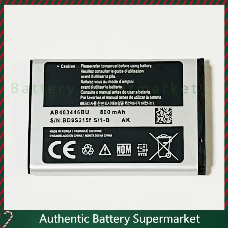 Новый для Samsung C288 C308 C3300 C3300K C408 C5310u CC01 D520 D528 D720 D728 E110 E1070 E1080C 3,7 В 800 мАч AB 463446 БУ Батарея
Новый для Samsung C288 C308 C3300 C3300K C408 C5310u CC01 D520 D528 D720 D728 E110 E1070 E1080C 3,7 В 800 мАч AB 463446 БУ Батарея