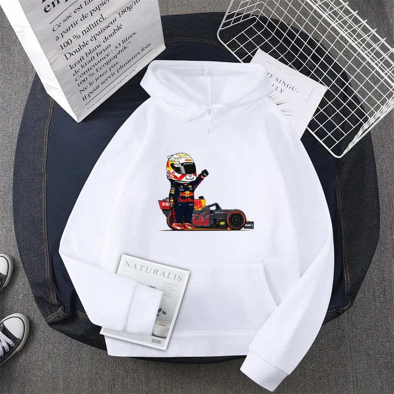 Mini F1 Racing Printed Pure Cotton Long Sleeved Hoodie Loose And Warm Casual Sports Shirt Trendy High Street Men's Women's Top
Mini F1 Racing Printed Pure Cotton Long Sleeved Hoodie Loose And Warm Casual Sports Shirt Trendy High Street Men's Women's Top