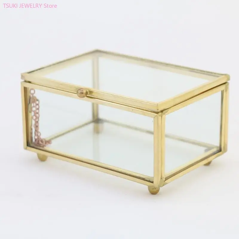 Золотая металлическая винтажная стеклянная шкатулка для драгоценностей, прямоугольный геометрический органайзер для демонстрации ювелирных изделий, коробка на память для чехла для домашнего декора
Золотая металлическая винтажная стеклянная шкатулка для драгоценностей, прямоугольный геометрический органайзер для демонстрации ювелирных изделий, коробка на память для чехла для домашнего декора