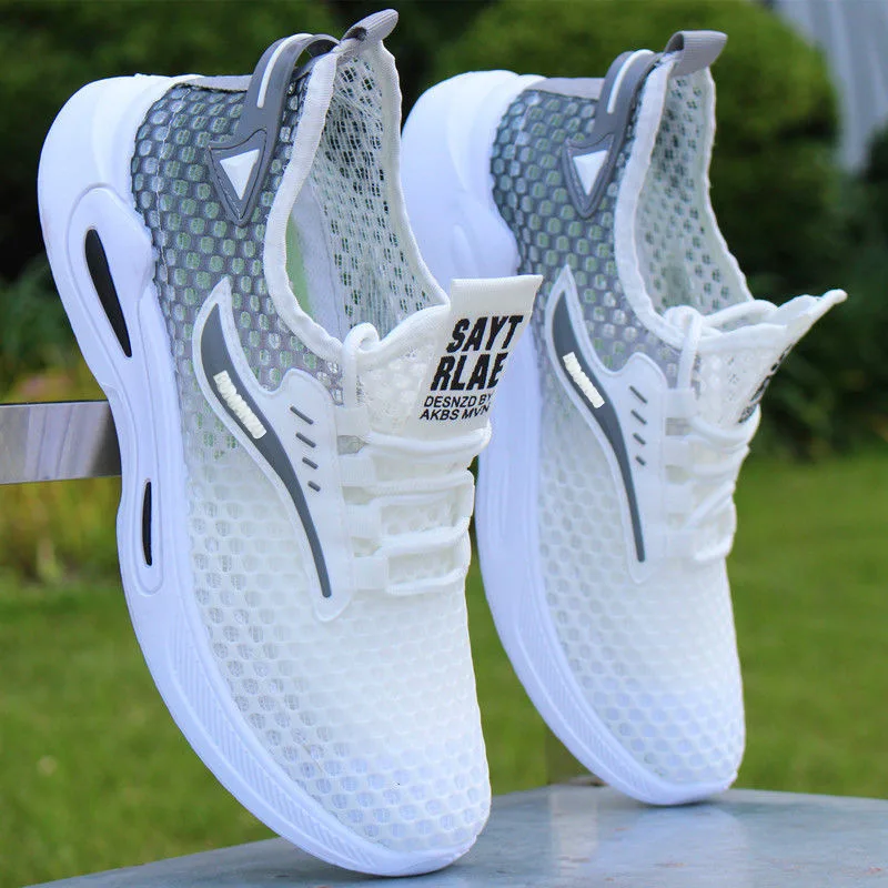 Summer Shoes for Men Mesh Breathable Casual Shoes Comfortable Lace Up Non Slip Tennis Shoe Lightweight Fashion Men's Sneakers
Summer Shoes for Men Mesh Breathable Casual Shoes Comfortable Lace Up Non Slip Tennis Shoe Lightweight Fashion Men's Sneakers